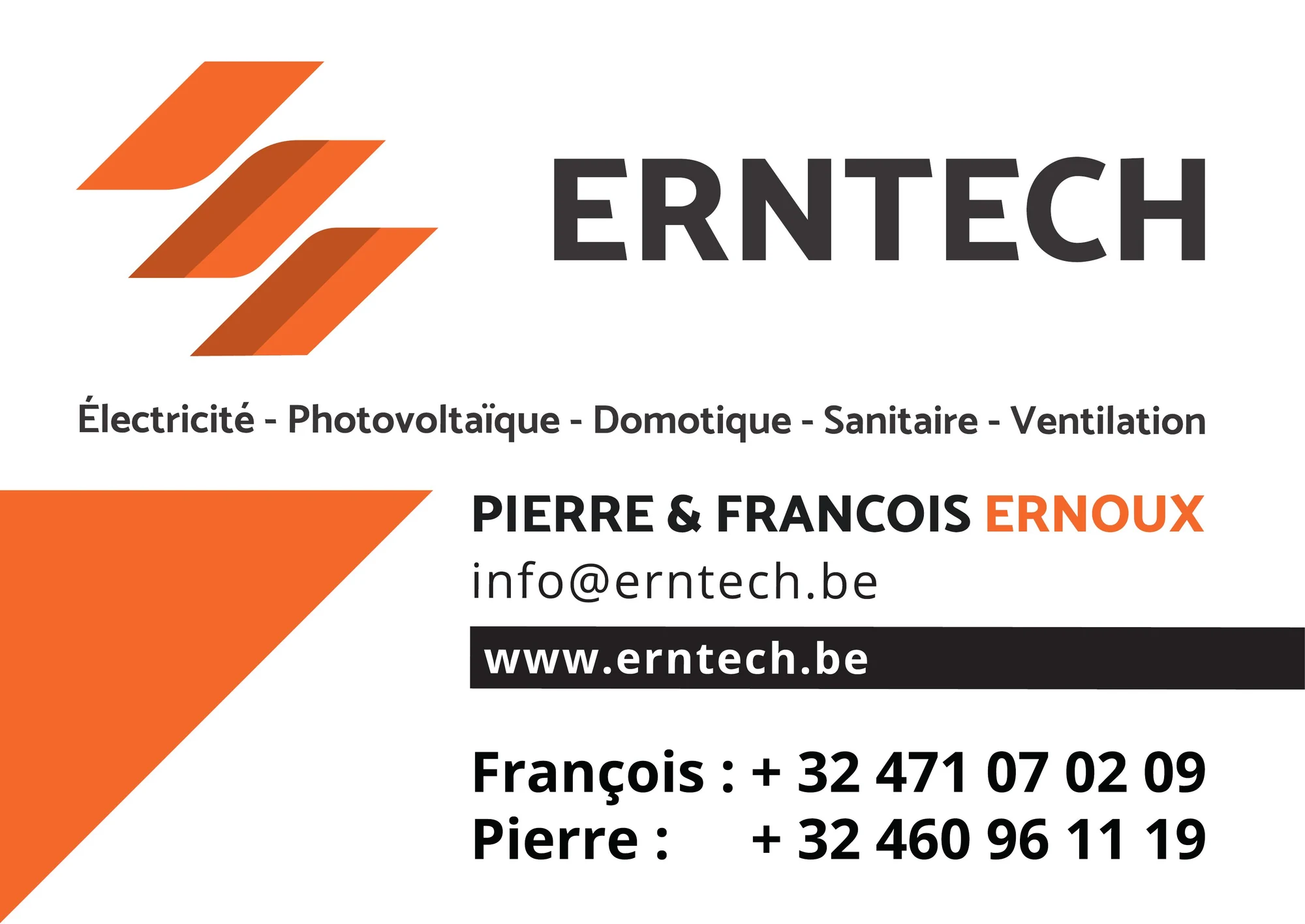 Panneau de chantier Erntech